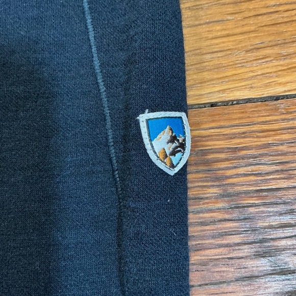 KÜHL Men’s Revel ¼ Zip Pullover Fleece Black Size M | Performance Outdoor Layer - Picture 9 of 10